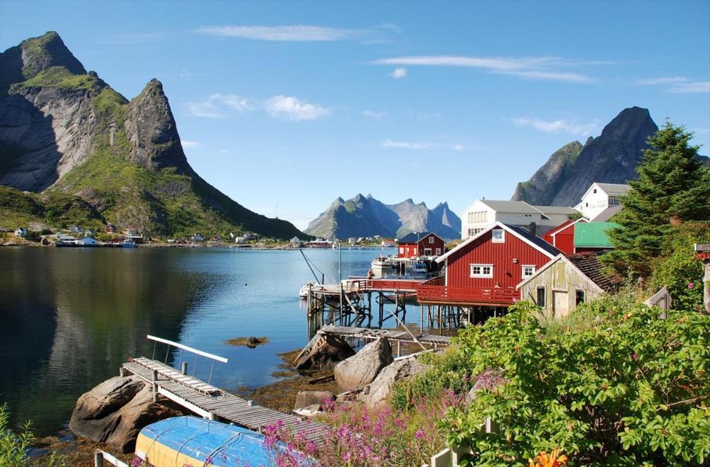 Reine Retro Villa - Cozy Villa With A Fantastic View Екстериор снимка